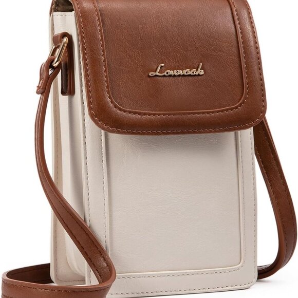 Lightweight Leather Crossbody Mini Purse with Double Compartments for Essentials - Picture 1 of 6